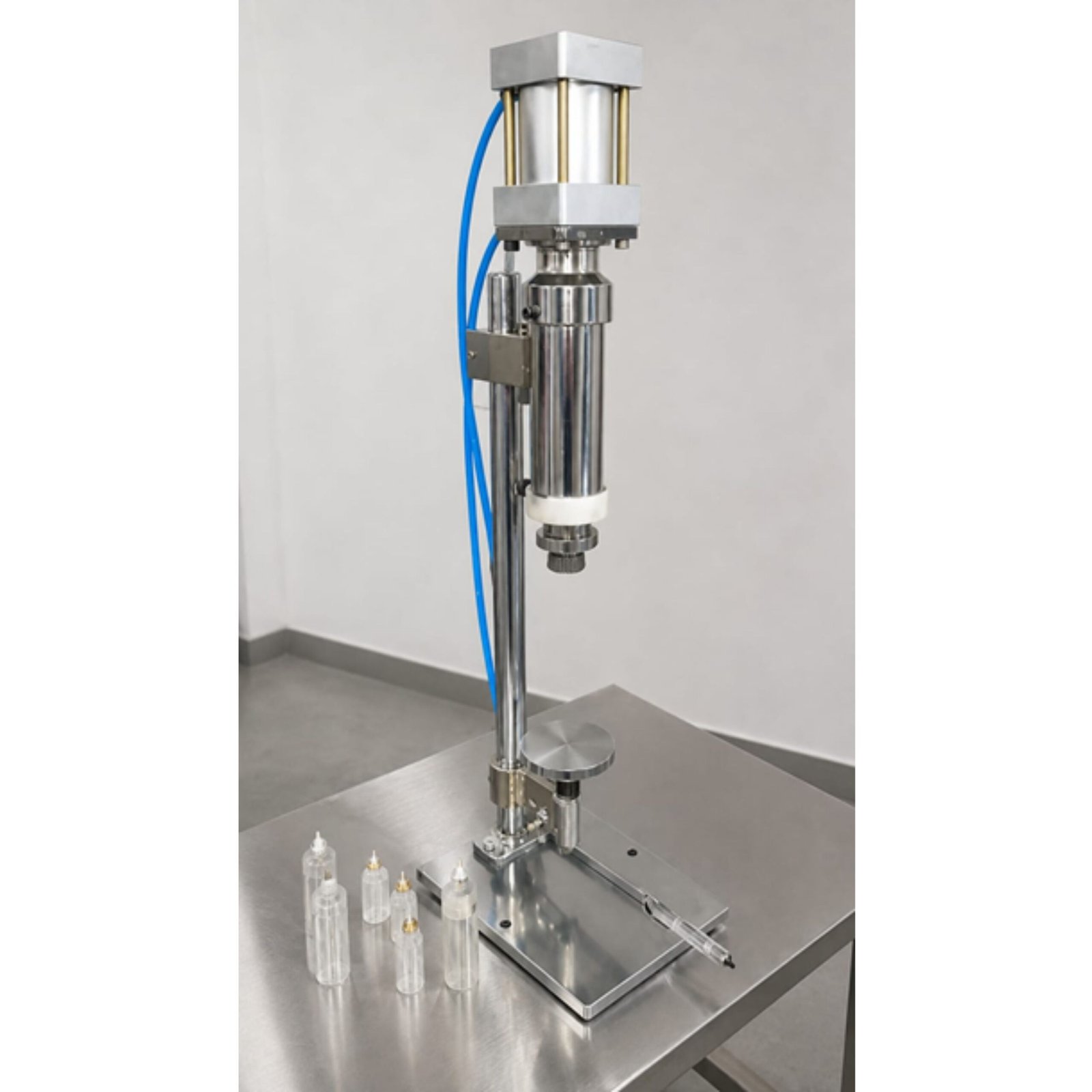 PERFUME BOTTLE CRIMPING MACHINE PNEUMATIC